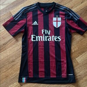 adidas AC Milan Mens SS Home Shirt 2015/16 size small